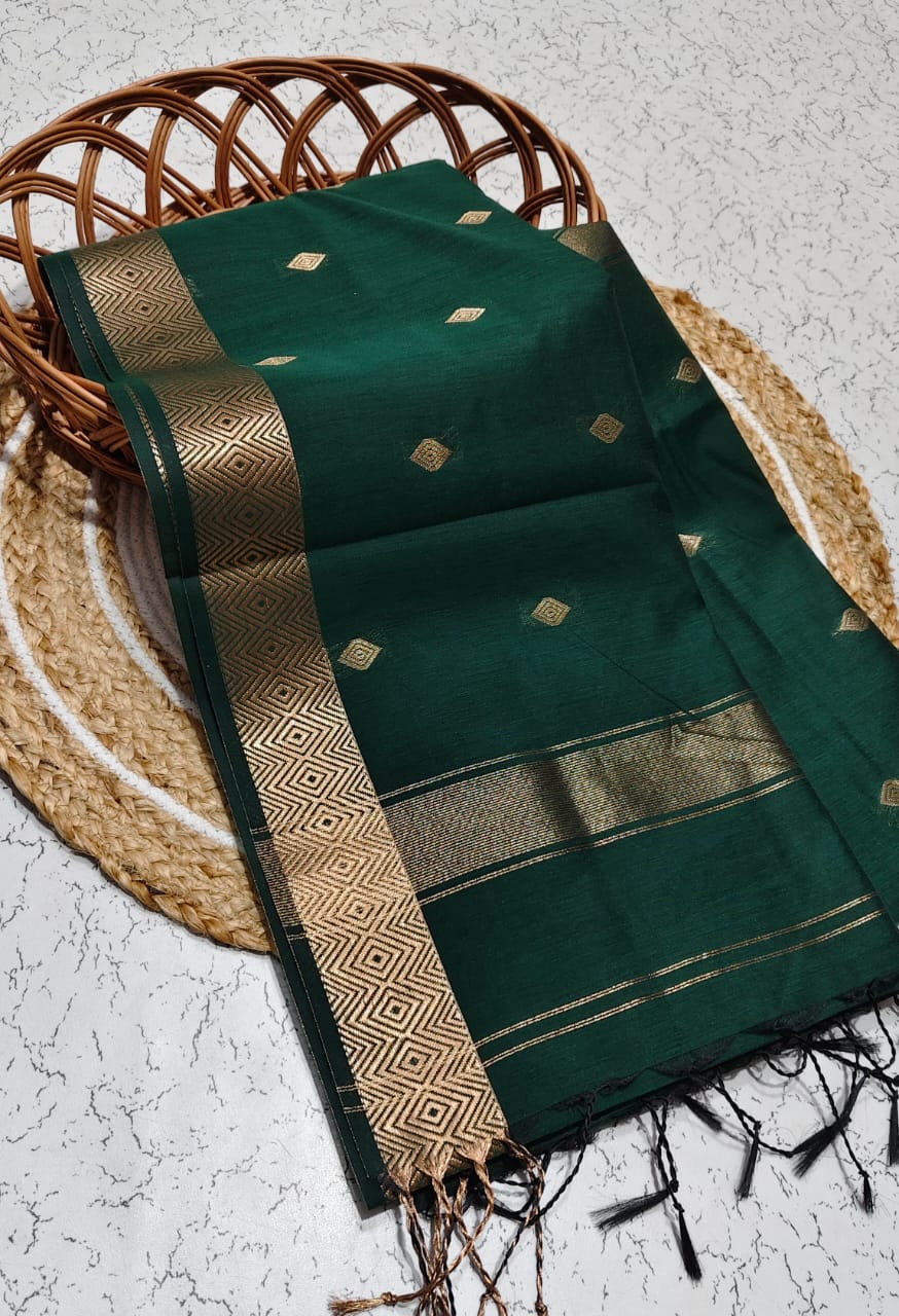 Classic Tasar Silk Cotton Sarees