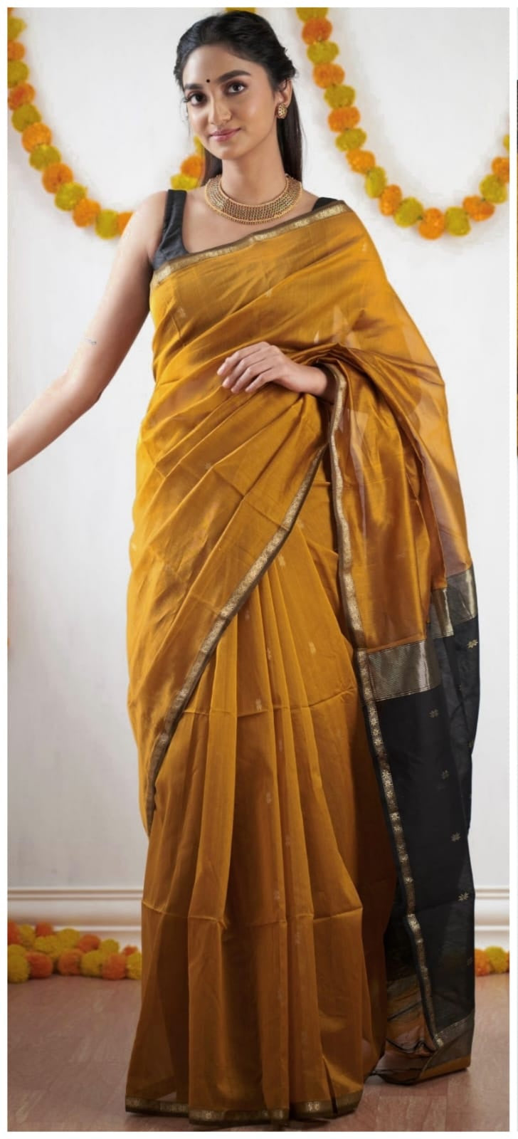 Maheswari Silk Cotton Sarees Premium silk cotton materials weaved