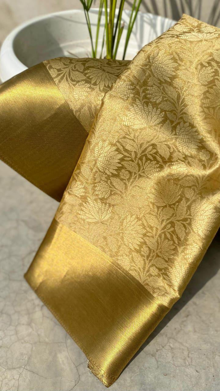 Nita Ambani Mam Kanchipuram tissue Saree