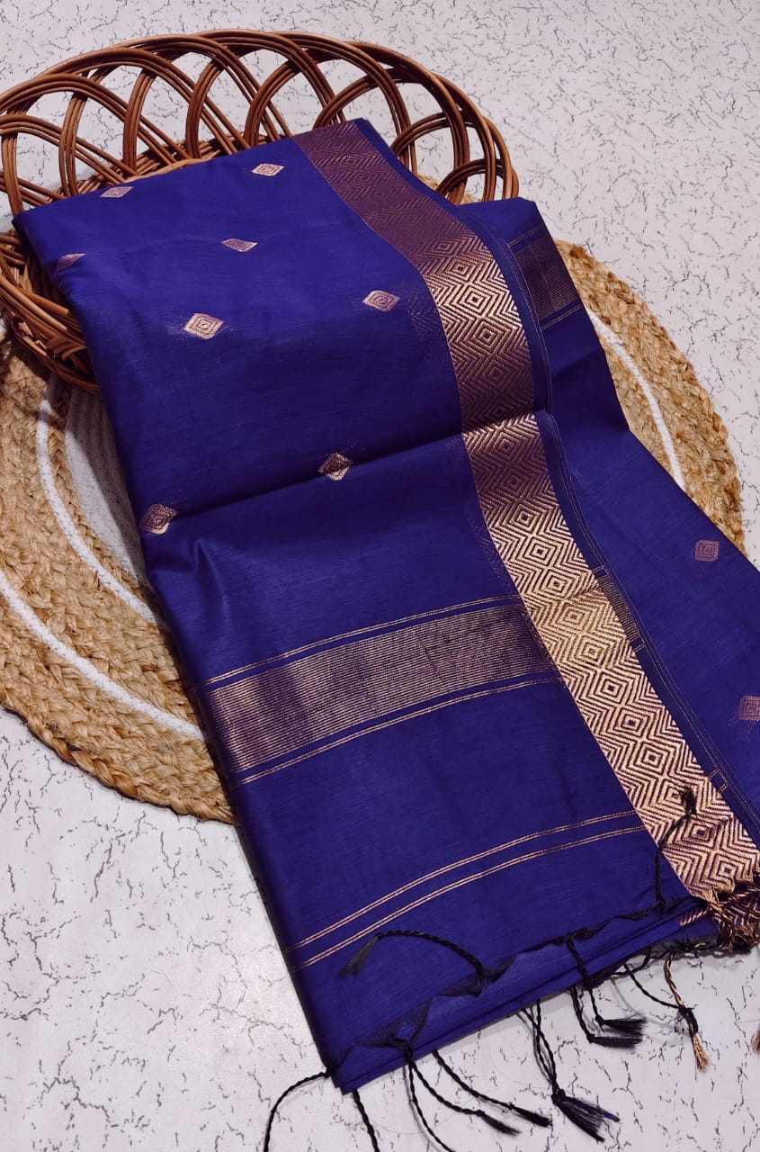 Classic Tasar Silk Cotton Sarees